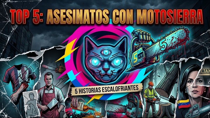 Top 5 de A$ES1N4T05 cometidos con Motosierra