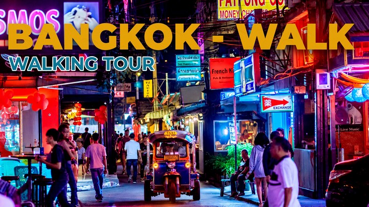 Bangkok, Thailand 🇹🇭 at Night | 4K Walking Tour