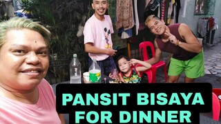 PANSIT BISAYA FOR DINNER|WITH BOYS AND MARETIS GINA
