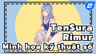 Rimuru trong bộ đồ bơi của cô ấy | Hình minh họa kỹ thuật số SAI_2