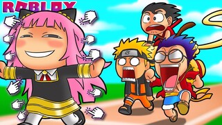 Anya Banana VS Naruto Luffy dan Goku