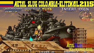 Metal Slug 2.. Arcade Version.. Level 8... Hand gun..Big Shie