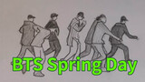 [Hội họa] Ghép các trang vẽ thành MV "Spring Day" - BTS