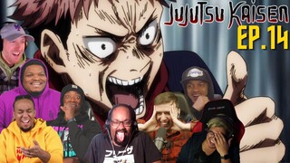 ITADORI IS BACK ! JUJUSTU KAISEN EPISODE 14 BEST REACTION COMPILATION