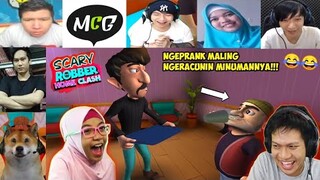 Reaksi Kocak Gamer Ngeprank Maling Ngeracunin Makan&Minumannya, AUTO MUNTAH😂|Scary Robber Home Clash