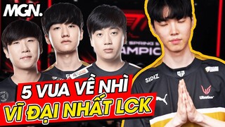 Top 5 Vua Về Nhì Vĩ Đại Nhất LCK - Tất Cả Tại T1 | MGN Esports