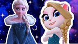 Frozen makeover/My talking Angela 2 game/Elsa/trending/cosplay/Frozen 2