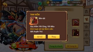 Hải Tặc Đại Chiến - HÚP QUÀ 2700 LƯỢT EVENT, BẢO VẬT TAM KIẾM VIP LÊN LUÔN GERMA CHO RÂU ĐEN QUẨY