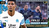 FIFA 22 Marseille Career Mode | Miles Robinson Jadi Andalan Untuk Meredam Kylian Mbappé #50