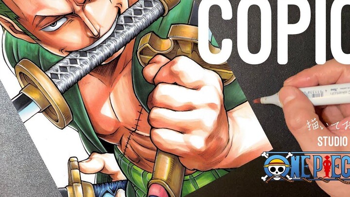 Roronoa Zoro | copic | Anime Drawing