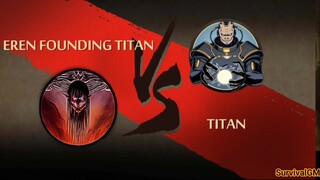 eren titan khởi nguồn vs tian #game