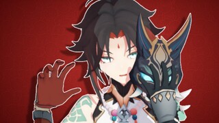 【原神/MMD】靖妖傩舞·新春特供 ︳红魈「冬已去，春未来」摸鱼