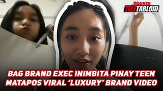 BAG BRAND EXEC INIMBITA PINAY TEEN MATAPOS VIRAL ‘LUXURY’ BRAND VIDEO