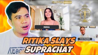 ATEBANG REACTION | MISS SUPRANATIONAL INDIA 2022 RITIKA KHATNANI SUPRACHAT EPISODE #suprachat
