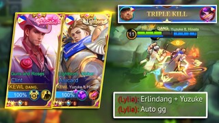 YUZUKE + ERLINDANG = ENEMY TOTALLY DESTROYED!!🔥 (MUST WATCH) - MLBB