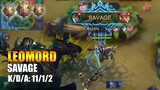 LEOMORD SAVAGE Gameplay Daily Ranking LEOMORD SAVAGE| Mythic rank gameplay [K2 Zoro]