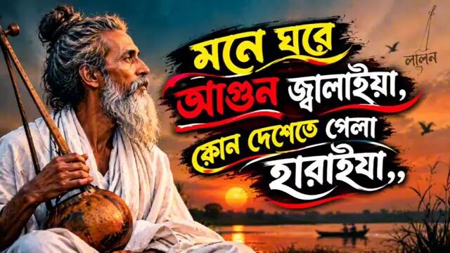 মনের ঘরে আগুন জালাইয়া কোন দেশেতে গেলা হারাইয়া