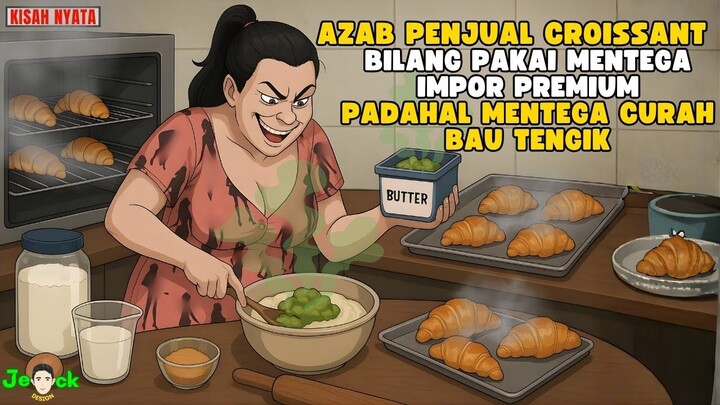 AZAB PENJUAL CROISSANT CULAS BILANGNYA PAKAI MENTEGA IMPOR PADAHAL MENTEGA