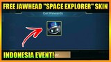 GET FREE JAWHEAD "SPACE EXPLORER" SKIN FROM INDONESIA!! || MOBILE LEGENDS BANG BANG