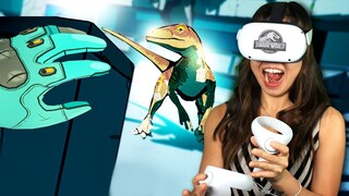 Jurassic World Aftermath VR Is Such A THRILL! (Gameplay & Review)