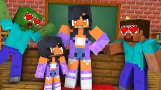 Monster School : APHMAU FAMILY POOR vs RICH - Minecraft Animation