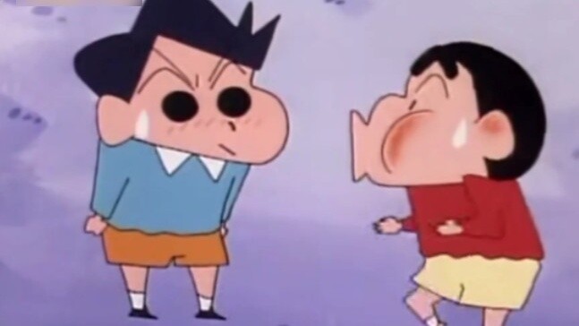 Please don't jump around all the time, just jump around with your nose. This is Shin-chan's true rea