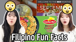 Korean React to Fun Facts about Philippines | Do Filipinos really eat this?! 😲