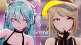 【4K/60fps/MMD】Gimme×Gimme — YYB Hatsune MIKU x Kagamine Rin