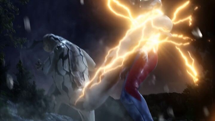 Ultraman bị điện giật (phiên bản AI đã sửa)
