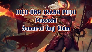 Hiệu Ứng Trang Phục Musashi - Samurai Quỷ Kiếm | Honor Of Kings Global
