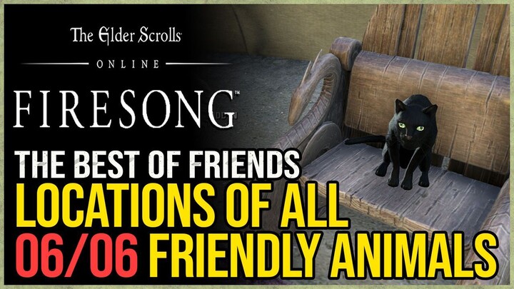 The Best of Friends Achievement ESO - All Friendly Animals
