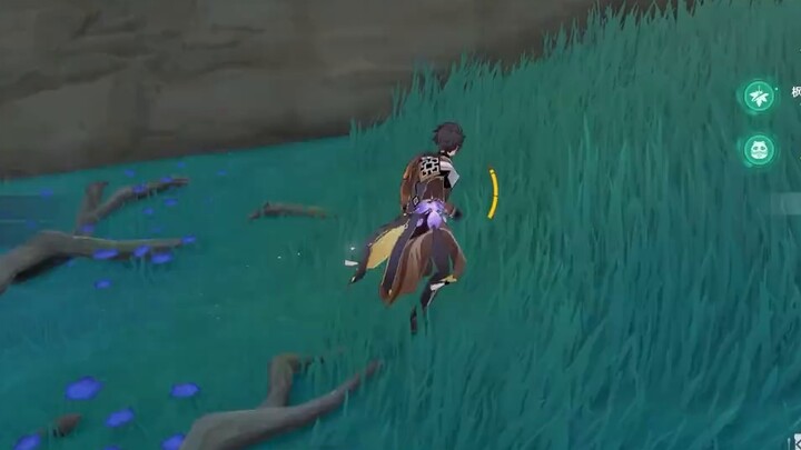 Catch 36 crystal butterflies in 1 teleport point in 2 minutes! Genshin Impact is a must-have liver s