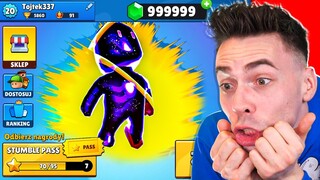 Odblokowałem KOSMICZNY SKIN 🌌 w STUMBLE GUYS! 😱