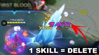 AURORA 1 SKILL = 1 DELETE BUILD | MOBILE LEGENDS