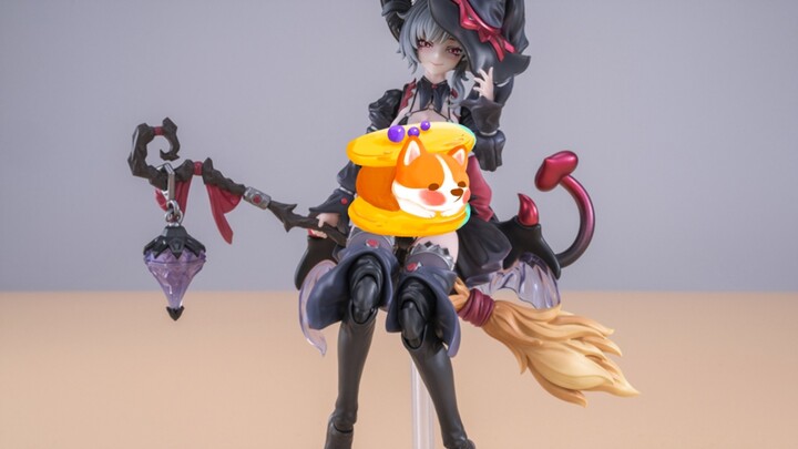 [New plastic information] Dimensional concrete "Apprentice Witch-Hoshikawa Cat" 1/12 movable finishe
