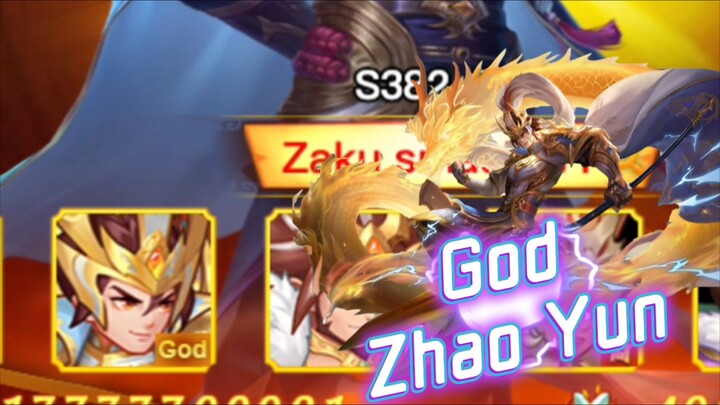 God Zhao Yun So Amazing Hero