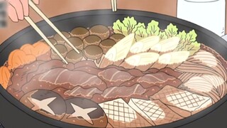 (Crayon Shin-chan Food Collection 32 Sukiyaki Pot Chocolate Sweet Potato Hot Pot Bento)