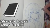 Menggambar Sketch Book 大空スバル Oozora Subaru.