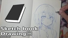 Menggambar Sketch Book 大空スバル Oozora Subaru.