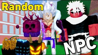 (Blox Fruit) Tôi Random Trái Ác Quỷ Ở Ông NPC Lạ Liên Tục Ra Trái Venom Siêu Hiếm