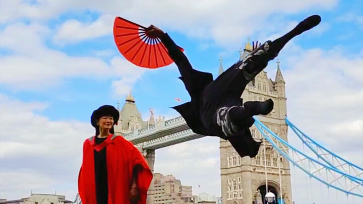 Khi múa Trung Hoa hội ngộ với Cầu Tháp London ở Anh,