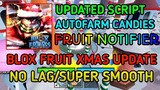 Blox Fruits Christmas Event 2022 Script!! AutoFarm Candy! Latest Version!! Free Fruit Notifier