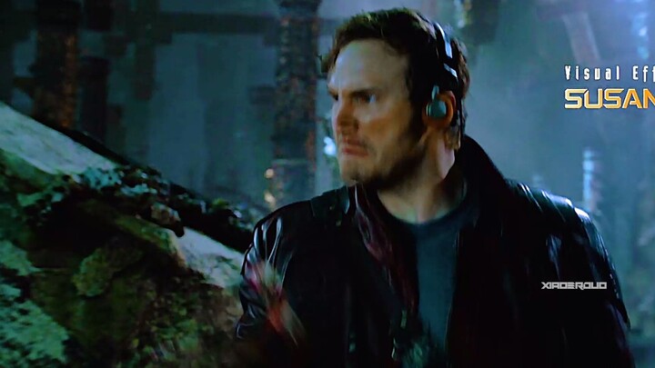 Rhodey: Could it be that he's a fool? A classic iconic scene featuring Star-Lord, the source of all 