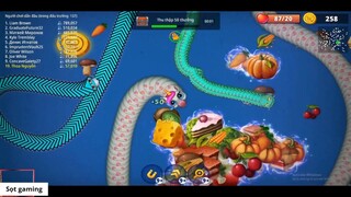 Rắn săn mồi The best wormszoneio Legendary Snake Best gameplay 9