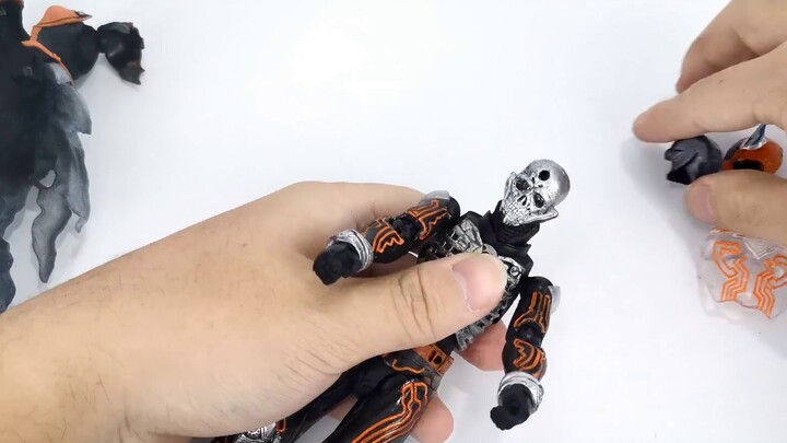 [Tiger Man's Transformation] SIC Kamen Rider Ghost joint transformation tutorial! Solve the crab han