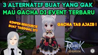 GACHA TAS AJAIB DAN SIMPEN RESOURCE BUAT UPDATE TANGGAL 17 KAH RAGNAROK ORIGIN