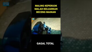 Maling Motor Keluarkan Beceng