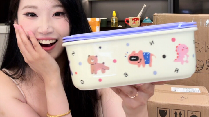Unboxing a thousand-yuan tableware blind box! I told you, no one can be unlucky forever!