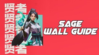 Valorant Sage wall Guide | Ascent