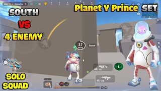 Play with NEW Planet Y Prince SET | SOLO VS SQUAD | SOUTH SAUSAGE MAN